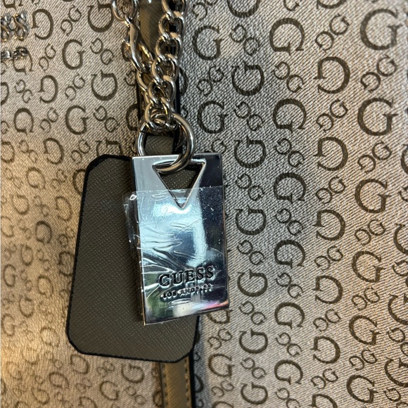 Guess Gray Tote Bag/Purse - Picture 3 of 9